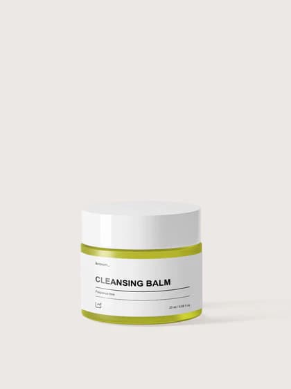 Cleansing balm jar