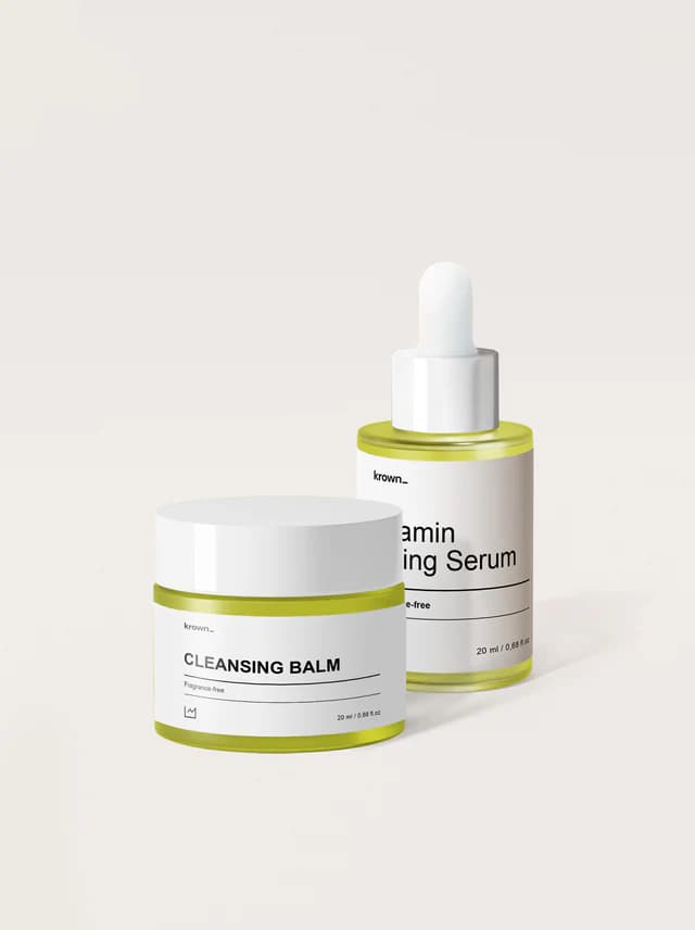Cleansing balm jar